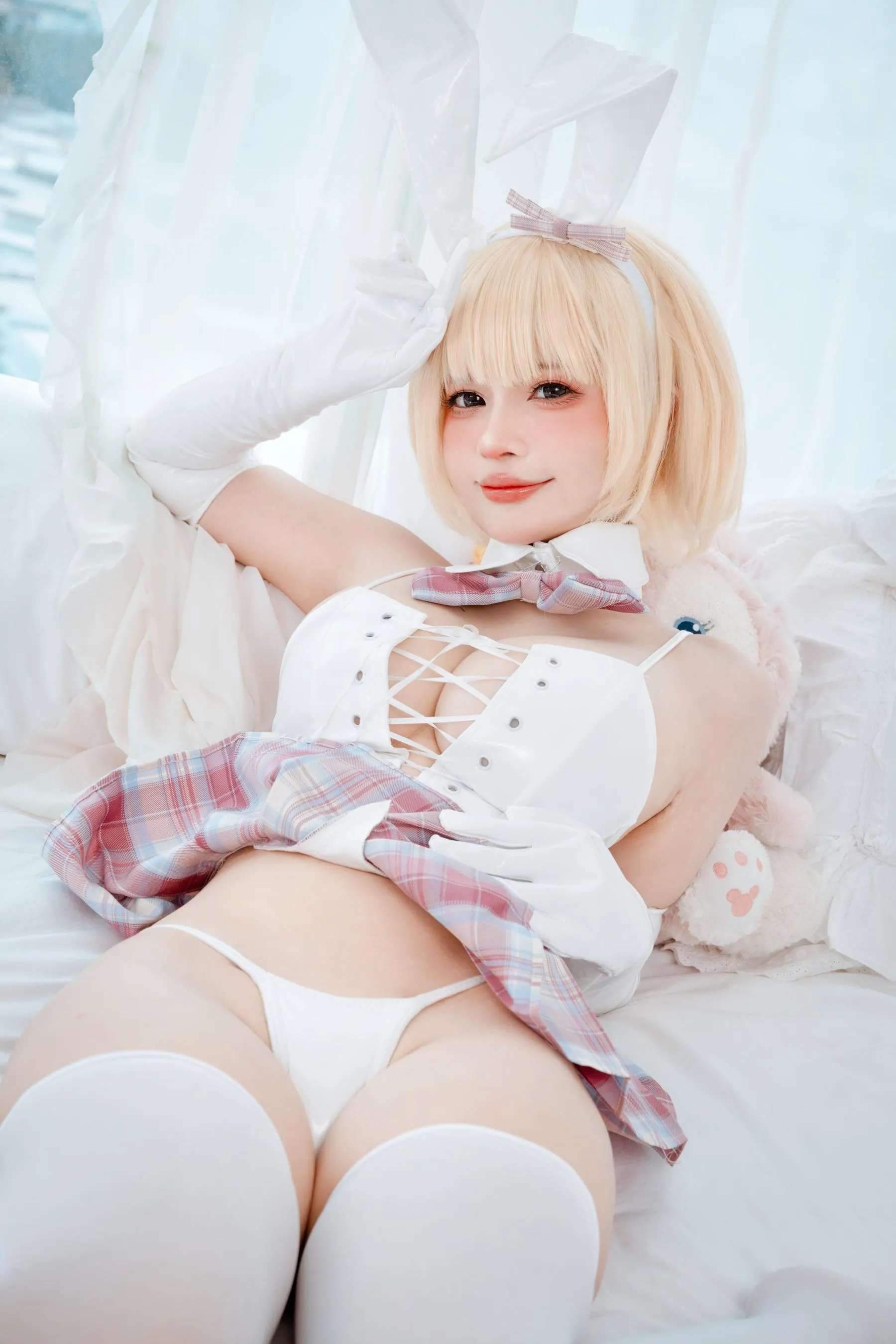 Azami – NO.81 White Bunny Girl [21P]插图7